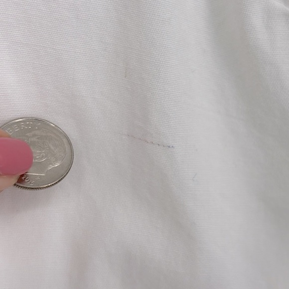 ASOS Design Cotton Mini Shirt Dress White Size 2 - Picture 11 of 13